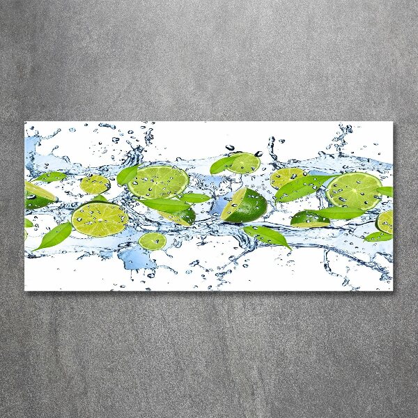 Cuadro metacrilato horizontal Limas y agua