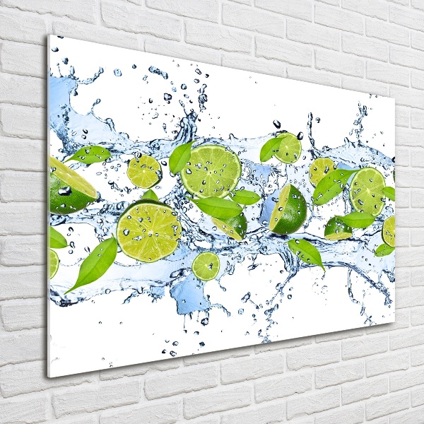Cuadro metacrilato horizontal Limas y agua