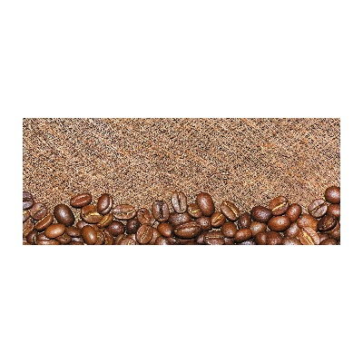 Pintura en acrílico horizontal Granos de café