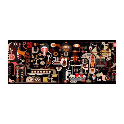 Cuadro metacrilato horizontal Producción de café