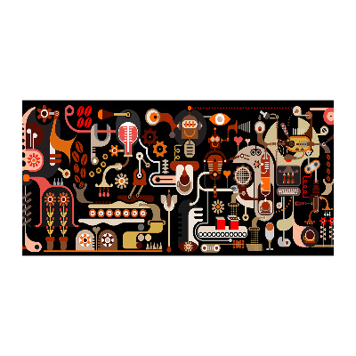 Cuadro metacrilato horizontal Producción de café