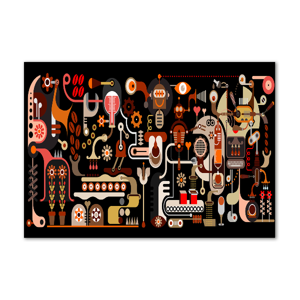 Cuadro metacrilato horizontal Producción de café
