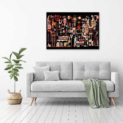 Obraz zdjęcie szkło akryl Produkcja kawy