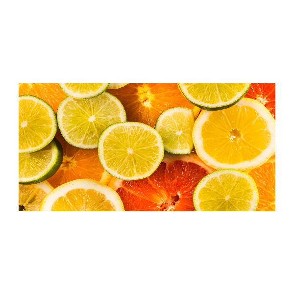 Cuadro metacrilato horizontal Frutas cítricas