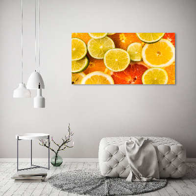Cuadro metacrilato horizontal Frutas cítricas