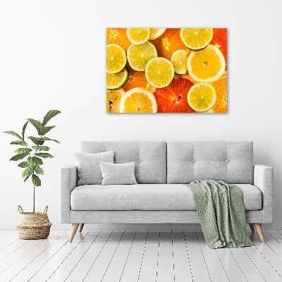 Cuadro metacrilato horizontal Frutas cítricas