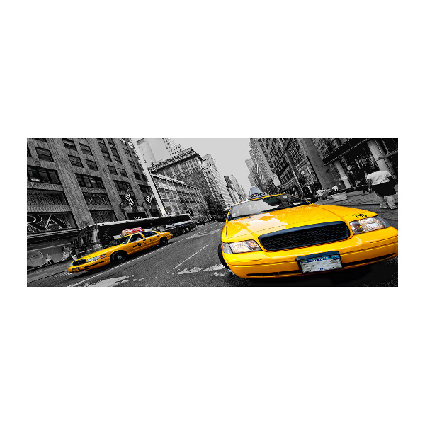 Cuadro metacrilato horizontal Taxis de Nueva York