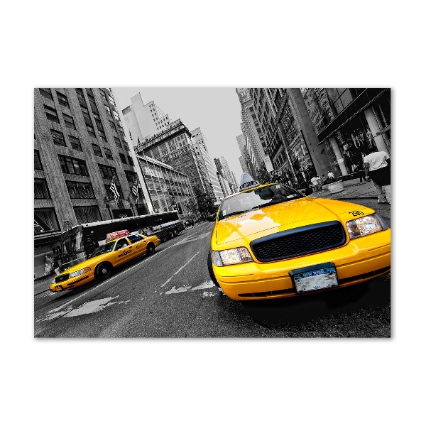 Cuadro metacrilato horizontal Taxis de Nueva York