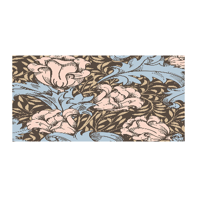 Cuadro metacrilato horizontal Patrón floral