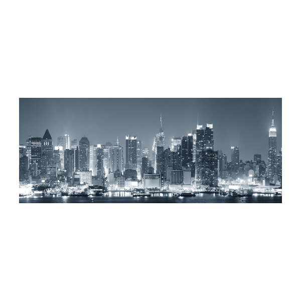 Pintura en acrílico horizontal Manhattan Nueva York