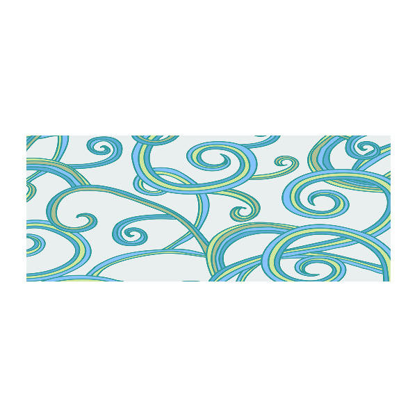 Foto en metacrilato horizontal Espirales abstractas