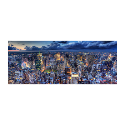 Cuadro acrílico horizontal Vista aérea de Nueva York