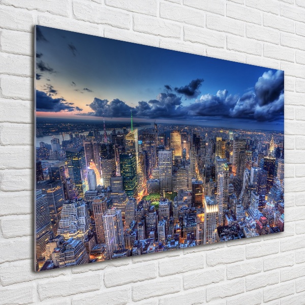 Cuadro acrílico horizontal Vista aérea de Nueva York