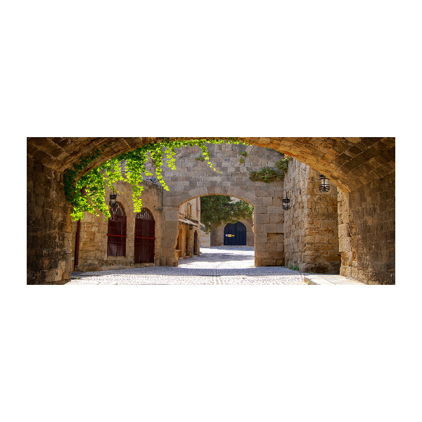 Pintura en acrílico horizontal Calles con encanto