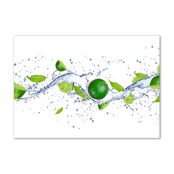 Cuadro acrílico horizontal Limas y agua