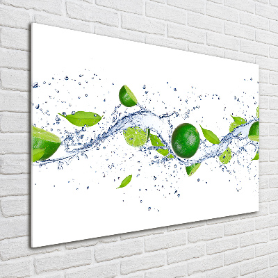 Cuadro acrílico horizontal Limas y agua