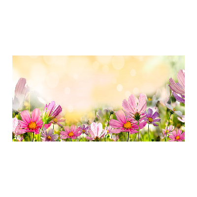 Pintura en acrílico horizontal Amapolas