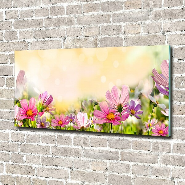 Pintura en acrílico horizontal Amapolas