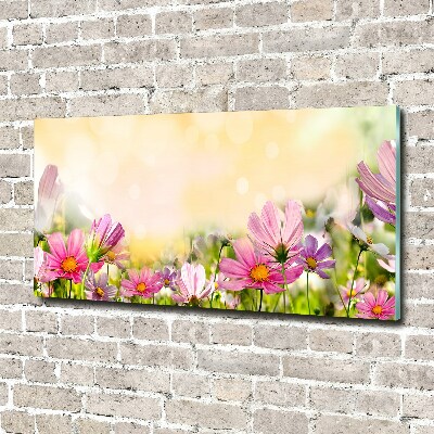 Pintura en acrílico horizontal Amapolas