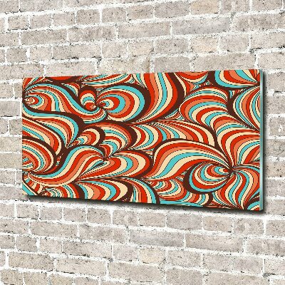 Foto obraz szkło akryl Wirujący wzór