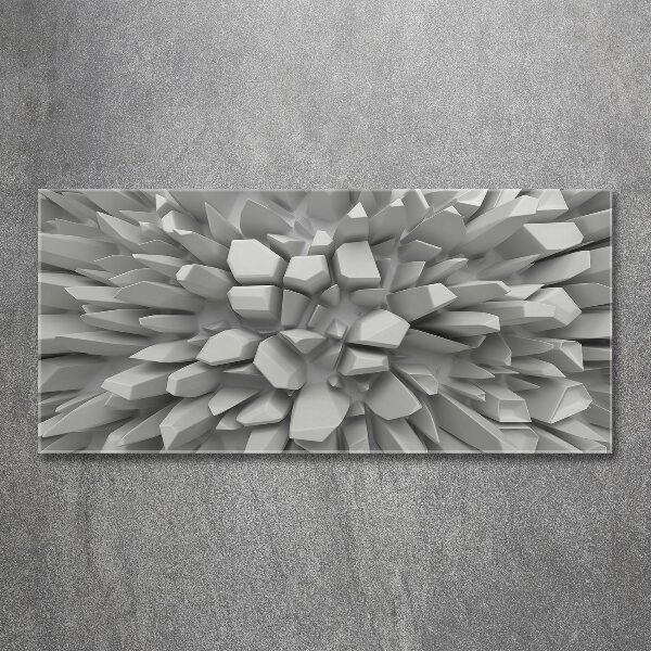 Cuadro acrílico horizontal Abstracción 3D