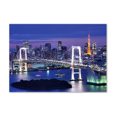 Cuadro acrílico horizontal Puente de Tokio