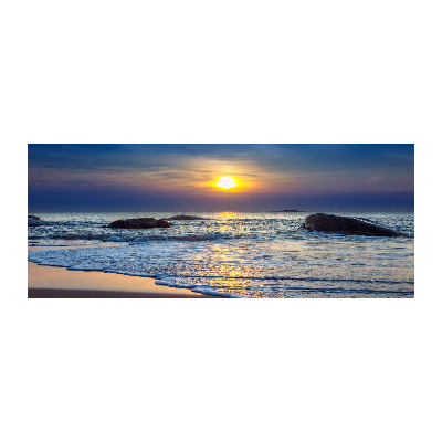 Foto en metacrilato horizontal Mar al atardecer