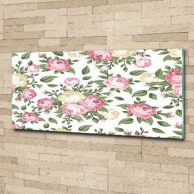 Foto en metacrilato horizontal Rosas