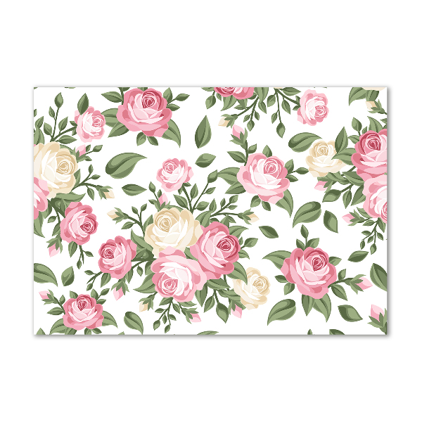 Obraz zdjęcie na ścianę szkło akrylowe Róże