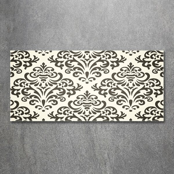 Cuadro acrílico horizontal Fondo de adornos