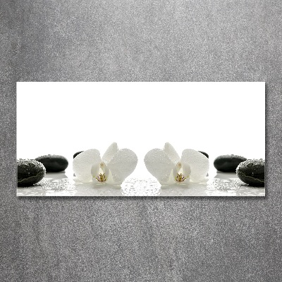 Cuadro acrílico horizontal Orquídea