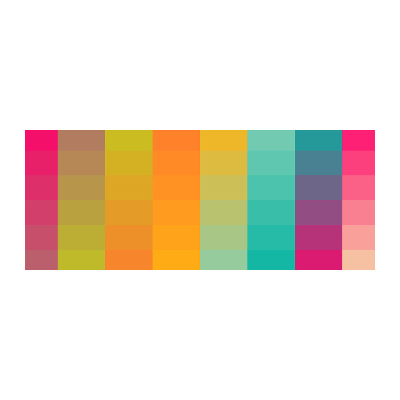 Cuadro metacrilato horizontal Cuadrados coloridos