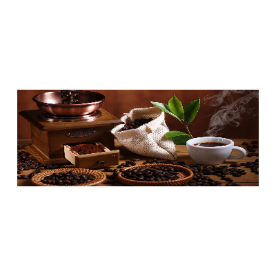Cuadro acrílico horizontal Una taza de espresso