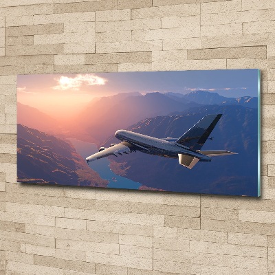 Cuadro acrílico horizontal Avión