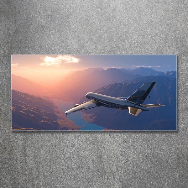 Cuadro acrílico horizontal Avión