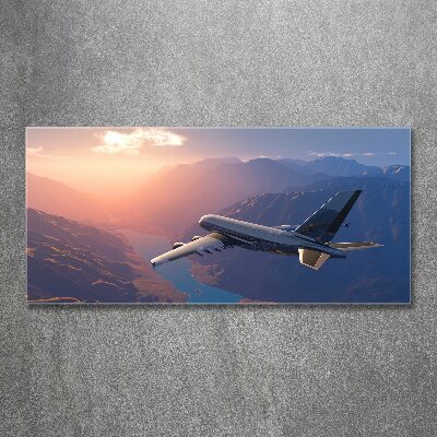 Cuadro acrílico horizontal Avión