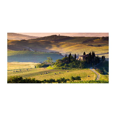 Foto en metacrilato horizontal Toscana Italia