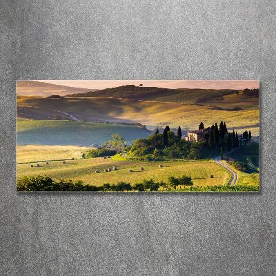Foto en metacrilato horizontal Toscana Italia