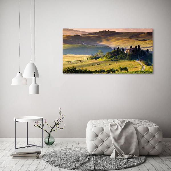 Foto en metacrilato horizontal Toscana Italia