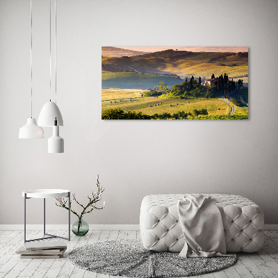 Foto en metacrilato horizontal Toscana Italia