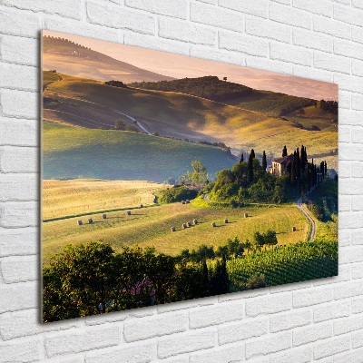 Foto en metacrilato horizontal Toscana Italia