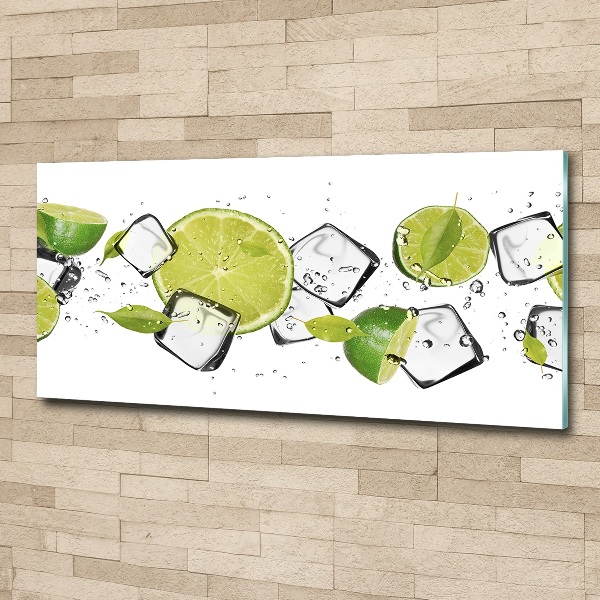 Cuadro acrílico horizontal Lima con hielo