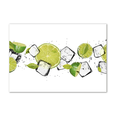 Cuadro acrílico horizontal Lima con hielo