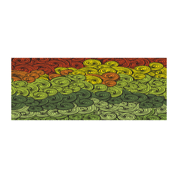 Cuadro acrílico horizontal Ondas de colores