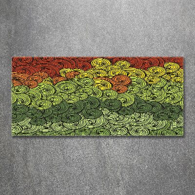 Cuadro acrílico horizontal Ondas de colores