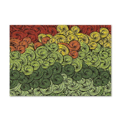 Cuadro acrílico horizontal Ondas de colores