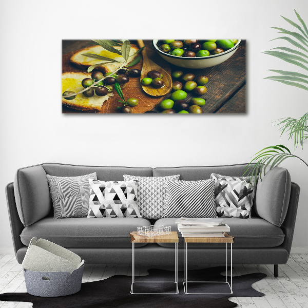 Cuadro metacrilato horizontal Aceitunas