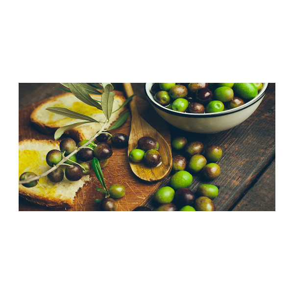 Cuadro metacrilato horizontal Aceitunas