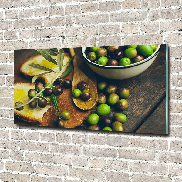 Cuadro metacrilato horizontal Aceitunas