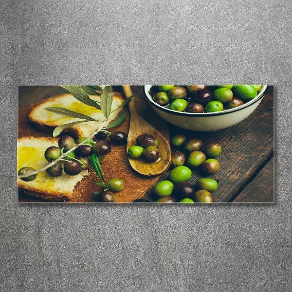 Cuadro metacrilato horizontal Aceitunas